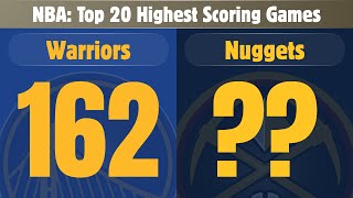 NBA: Top 20 Highest Scoring Games