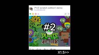 Scrolling to the bottom of the search 'pvz' #pvz #scratch #plantsvszombies #shorts #gaming