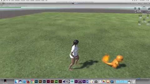 Unity3d 2017: Catch a Charmander (Pokemon)