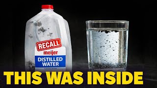 Massive Distilled Water Recall: “Black Stuff” Found Inside