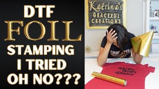 Pertama Kali Saya Mencetak Kaos dengan Foil DTF... GAGAL BESAR! APA YANG SALAH??? BERHASIL KAN?
