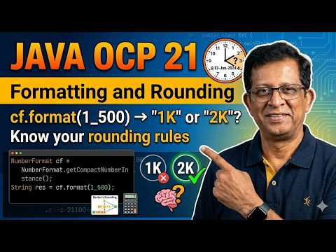 Java OCP 21 (1Z0-830) | Handling Values 1.11 | Compact Number Formatting (Java 12+)