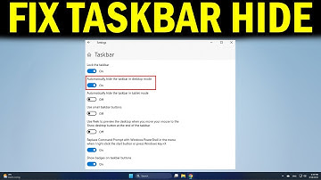 How To Fix Taskbar not hiding in full screen mode in Windows 10/11