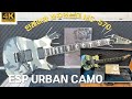 240107 ESP M2 STD Urban Camo Vs MS-570 Custom Shop_Tommy Iommi The Cross 인레이스티커로 커스텀샵 분위기 내기 ㅋ!