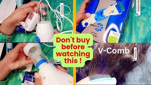 V-comb electric Anti lice machine review | Price and honest review