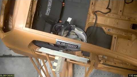 Краш-тест Cybex Aton 3. Боковой удар