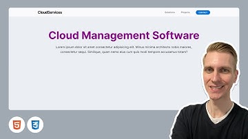 Responsieve navigatiebalk (vervaagde achtergrond) voor landingspagina met HTML en CSS