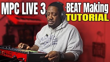 MPC Live 3 Beatmaking Tutorial- Melodic Trap Chill Vibes for Beginners
