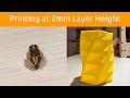 Printing at 2mm Layer Height