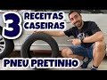 TESTAMOS 3 RECEITAS DE PNEU PRETINHO CASEIRO | CONHEÇA A MELHOR