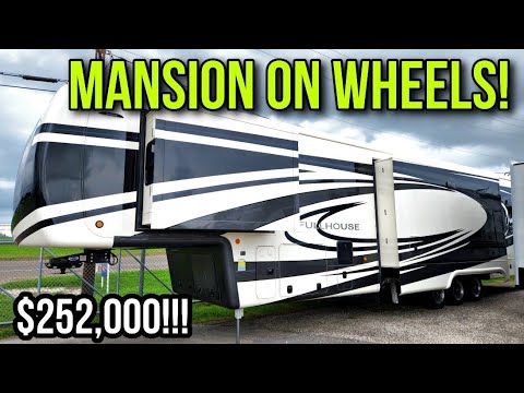 ENORMOUS $252,000 RV! DRV Fullhouse Toy Hauler JX450