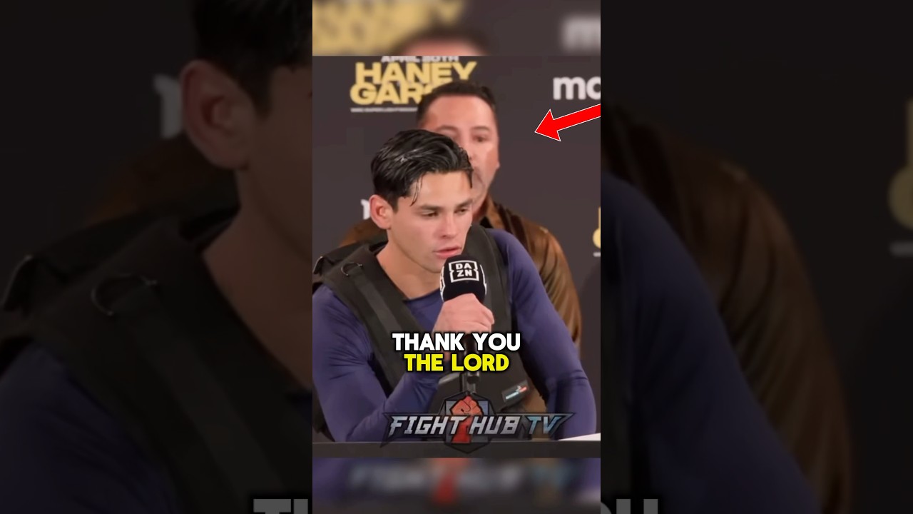 Райан Гарсия восхваляет Иисуса на пресс-конференции! 🤯 