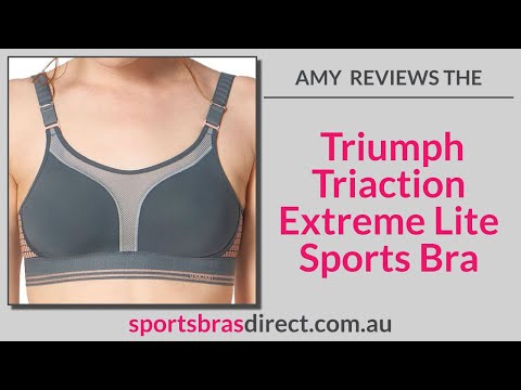 Triumph Triaction Extreme Lite Sports Bra – Black - Sports Bras Direct