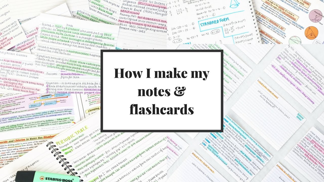 How to Use Flashcards for Revision 