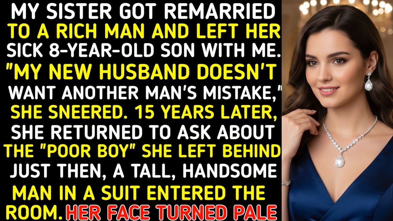 MY SISTER GOT REMARRIED TO A RICH MAN AND LEFT HER SICK 8-YEAR-OLD SON