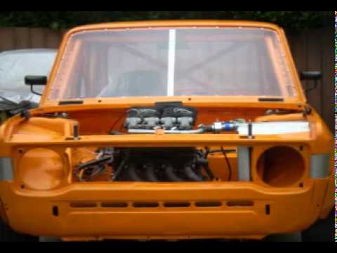 The MacGregors Foundry Fiat 128 - Yamaha R1 powered, Front Wheel Drive - FWD - with chain drive - first drive - no engine sound on this clip - need a camera upgrade