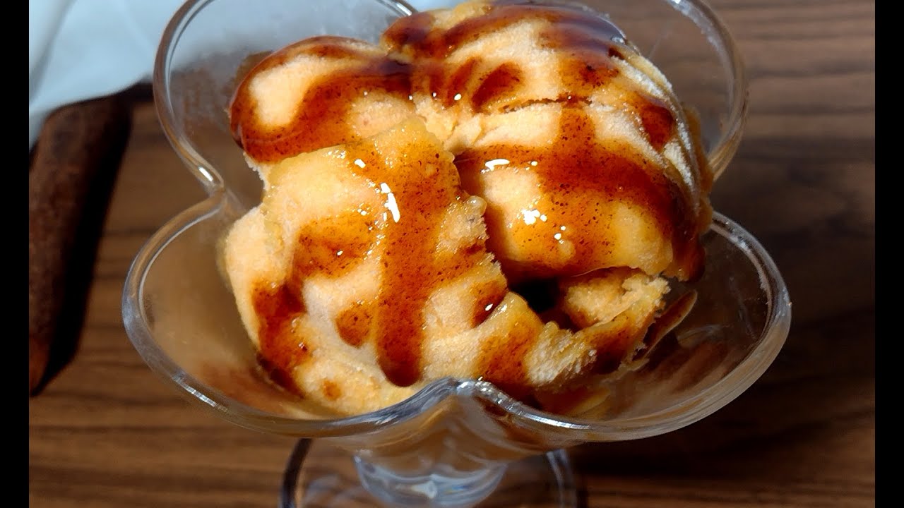 Sorvete de Caqui só com Ingredientes Naturais. Uma delícia !