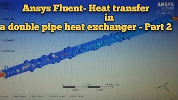 Ansys Fluent (CFD) - How to setup Double pipe heat exchanger with parallel flow - Part 2