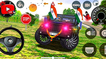 Dollar (Song) Modified Mahindra Thar😈 || Indian Car Simulator 3D || Android Gameplay Cars 3D #Games