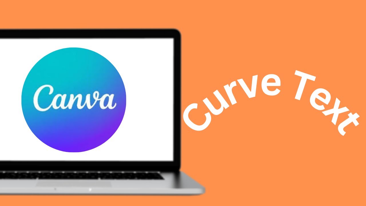How To Curve Text In Canva - YouTube