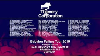 Thievery Corporation Babylon Falling / Fall Tour 2019