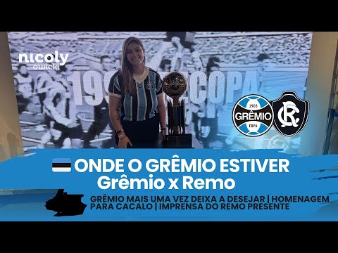 🇪🇪 ONDE O GRÊMIO ESTIVER #6 | GRÊMIO DESPERDIÇA MAIS UMA CHANCE DE VITÓRIA | HOMENAGEM PARA CACALO