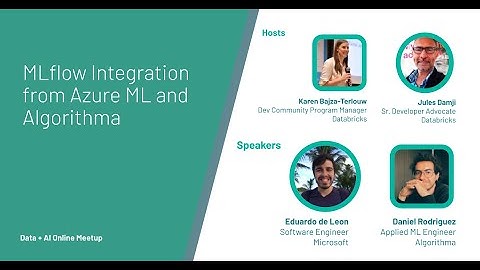 MLflow Integration from Azure ML and Algorithmia