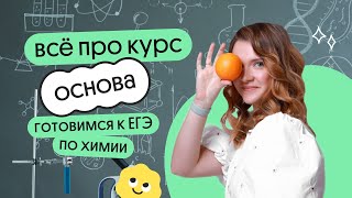 Что нужно знать про КУРС ОСНОВА | ЕГЭ по химии 2024 | Вебиум