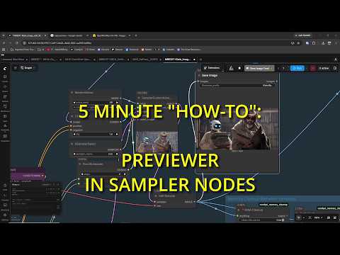 5 min "How To": Tae Previewer In Sampler Nodes