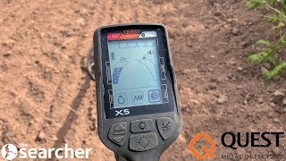 First look + depth test of the Quest X5 Detector, Metal Detecting UK