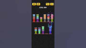 Cup Sort Puzzle Level 1364 | Water Sort Puzzle Level 1364 | Ball Sort Puzzle Level 1364 All the same