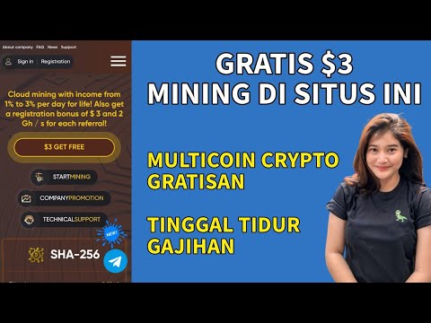 Gratis $3 Dari Situs Mining Multicoin Crypto (Btc, Eth, Ltc, Dash, Doge, Trx)