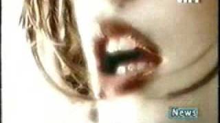 Gillian Anderson On German News 1997