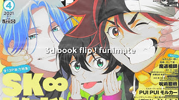 3d book flip ! funimate tutorial