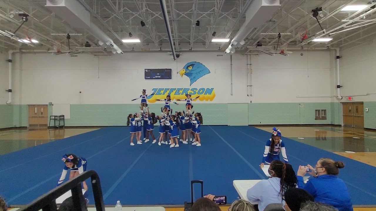 Cowherd Middle School Cheer City of Lights 2021 YouTube
