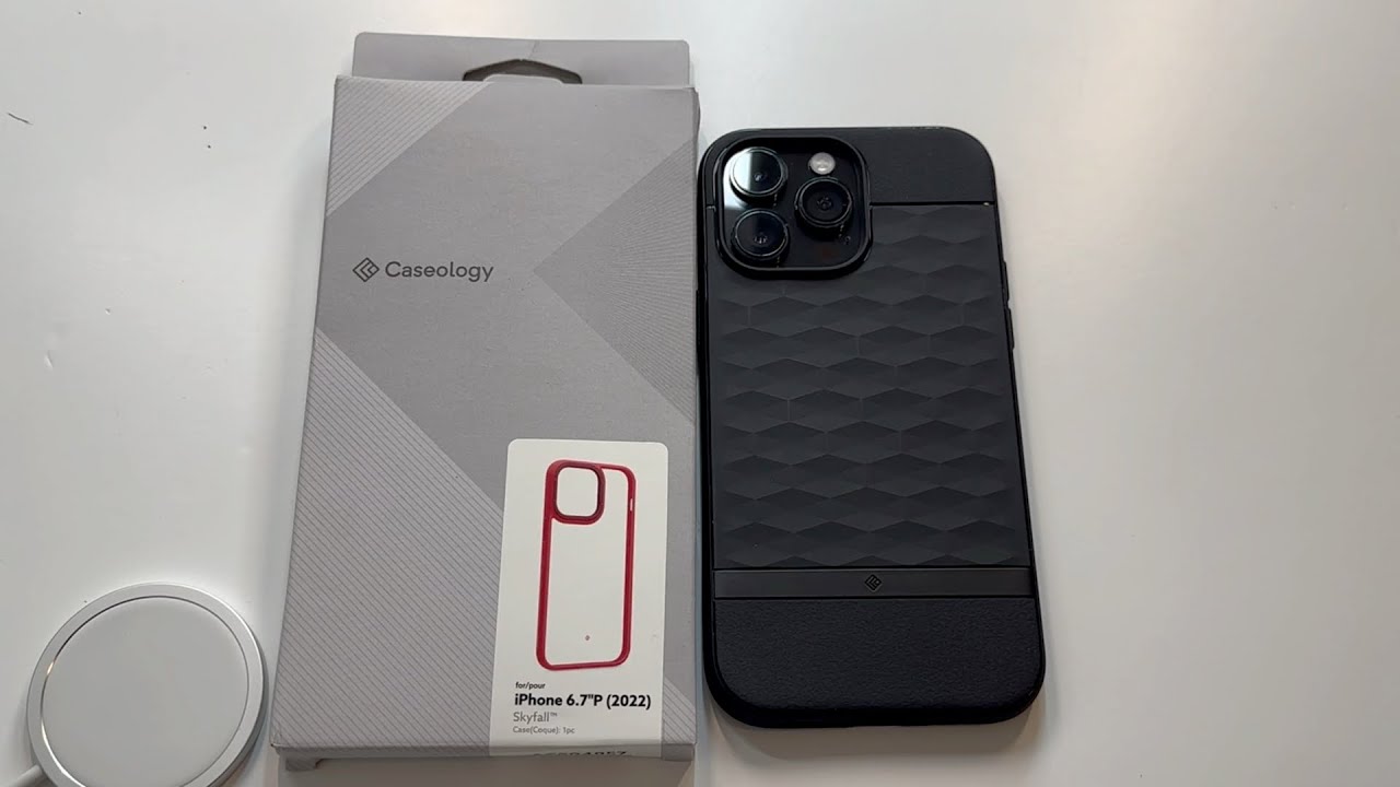 Caseology Skyfall Clear Case for iPhone 14 Pro Max Review YouTube