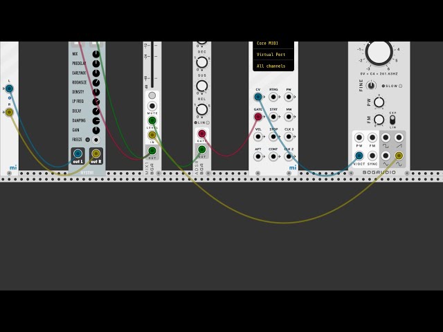 miRack - Tutorial: Midi Input from AUM