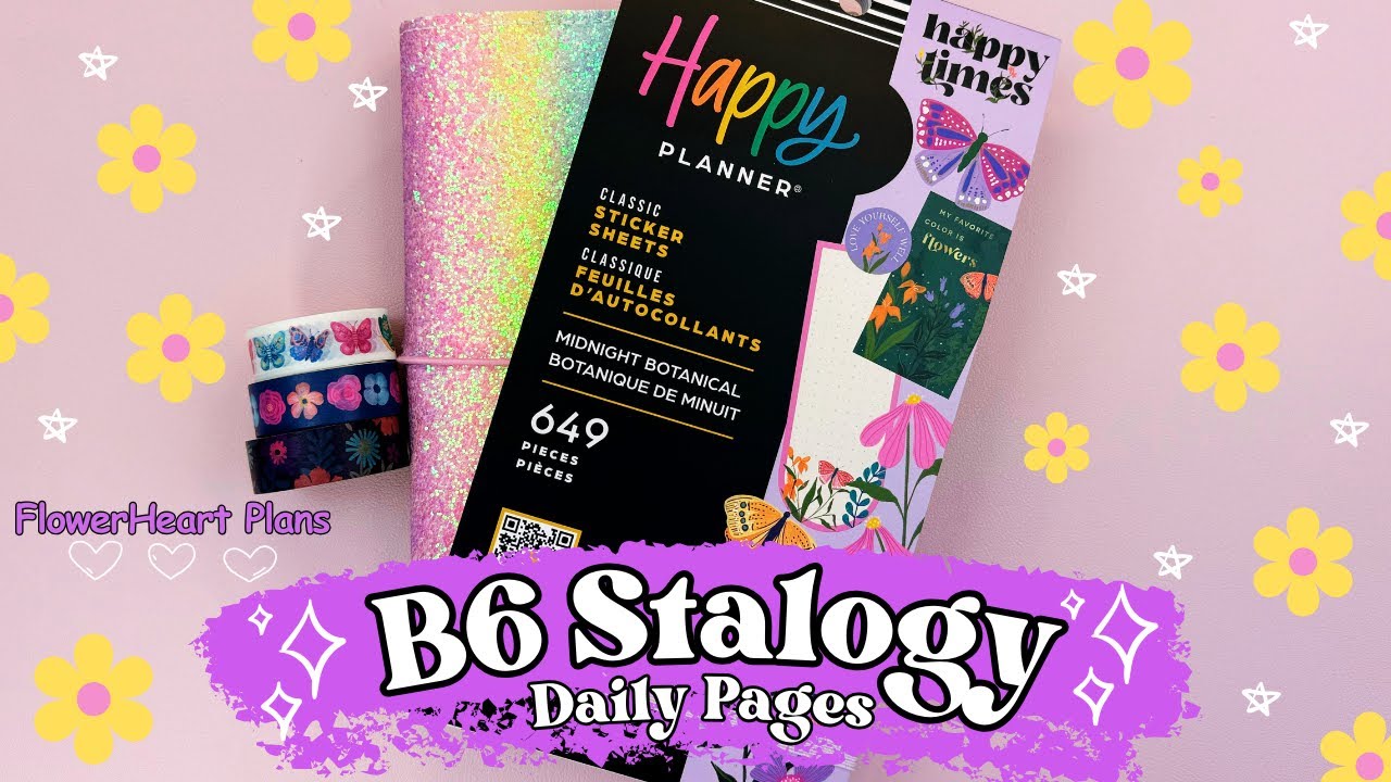 B6 Stalogy Planner Setup - Decorating Daily Pages for May 6-12 with ...
