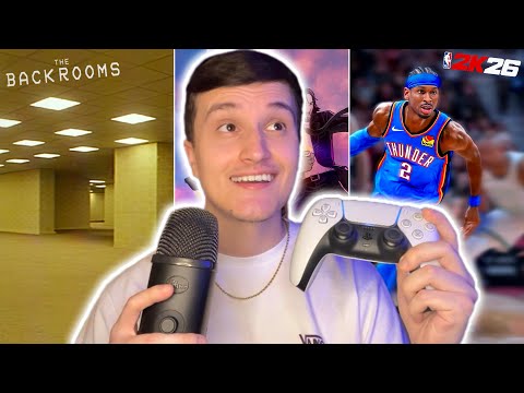 ASMR Gaming | 1 Hour Of Relaxing Gameplay 🎮 (NBA2k26, Backrooms, Fortnite)