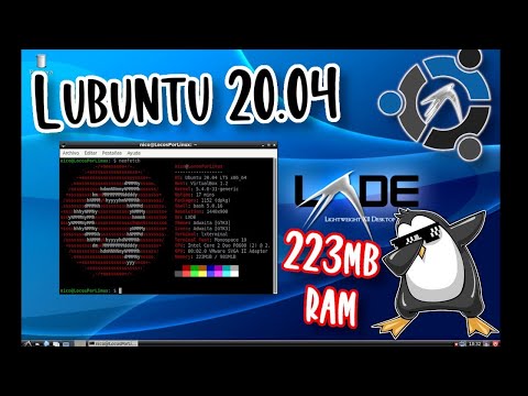 Ubuntu Minimal 20.04 Focal Fossa - LXDE (Lubuntu Minimal)