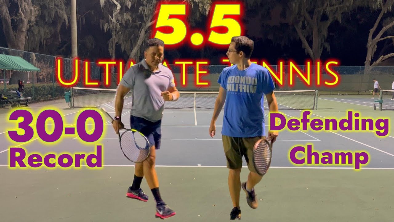 He's undefeated in this league. - 5.5 Singles Ultimate Tennis - YouTube
