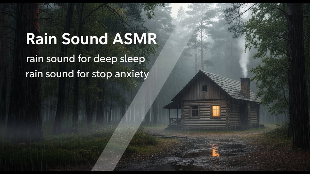 Quiet Night Rainstorm with Thunder Echoes for Deep Sleep and Relaxation for Insomnia Recovery