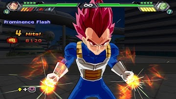 Vegeta SSG, SSGSS, And SSGSS Evolved Moveset Dragon Ball Z Budokai Tenkaichi 4