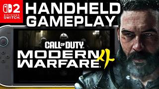 Call of Duty Modern Warfare 4 on Nintendo Switch 2 Handheld Gameplay