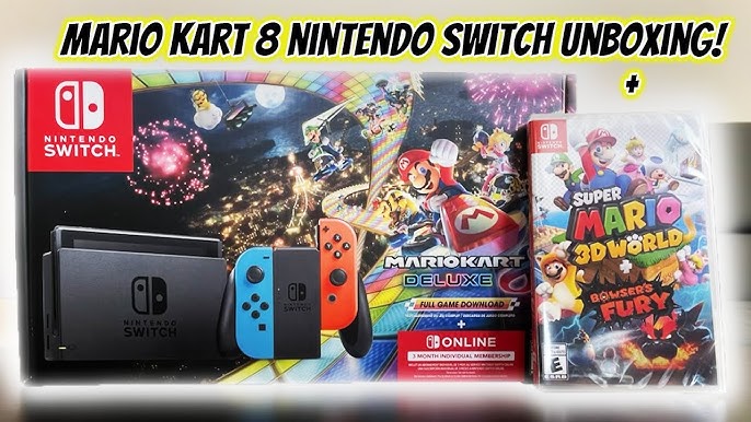 Online Bundle NEW Switch Months | Console 3 Kart 8 + Mario - Nintendo YouTube