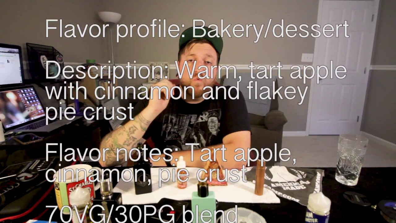 Two-Minute Juice Review: Grandma's Dutch Apple Pie by VaporFi