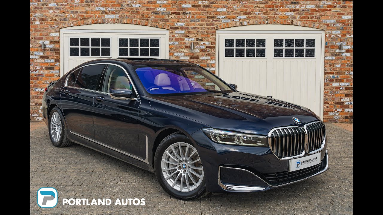 2019/19 BMW 745LE XDRIVE IN IMPERIAL BLUE METALLIC AND IVORY NAPPA