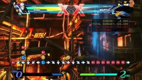 ULTIMATE MARVEL VS. CAPCOM 3 combo every day (day 2)