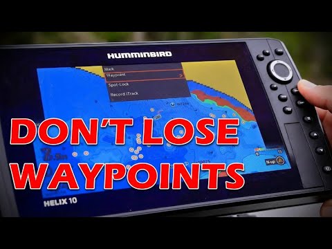 Moving Humminbird Helix Waypoints to New Xplore Units (Easy 5 mins)