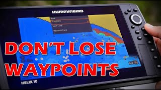 Moving Humminbird Helix Waypoints to New Xplore Units (Easy 5 mins)